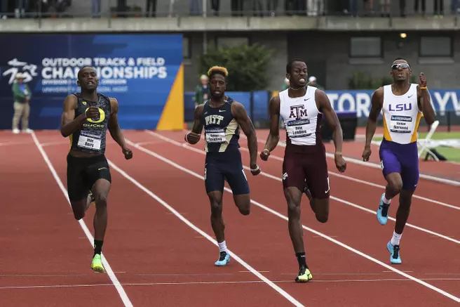 #NCAATF: Ducks go 2-3-4 in men's 5k; Berry second in 400