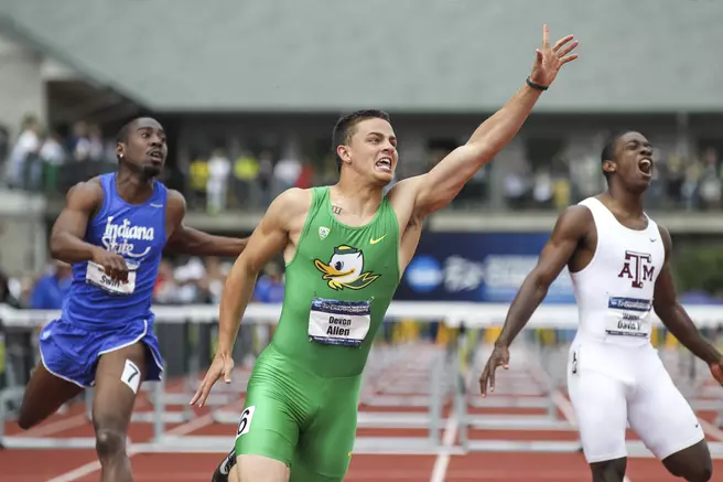 Allen Adds Another Title, Wins 110 Hurdles