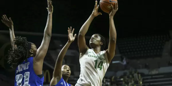 Jillian Alleyne jumper vs. Hampton 2015-16
