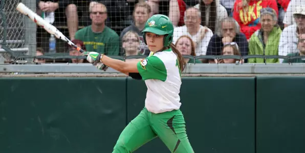 Janie Takeda, 2013 Oregon Softball, Photo by Eric Evans, Copyright 2013