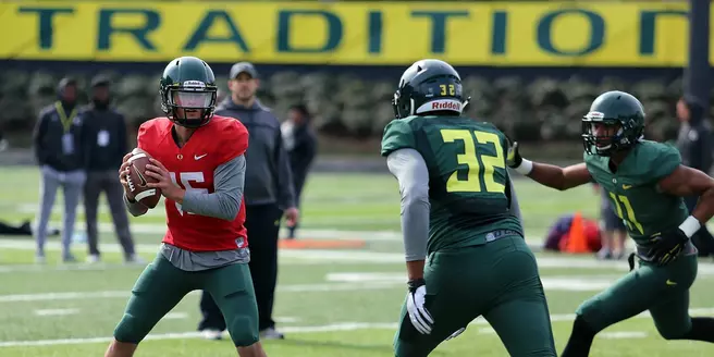 Football Practice Report: April 13
