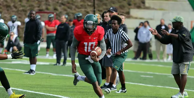 Football Practice Report: April 22