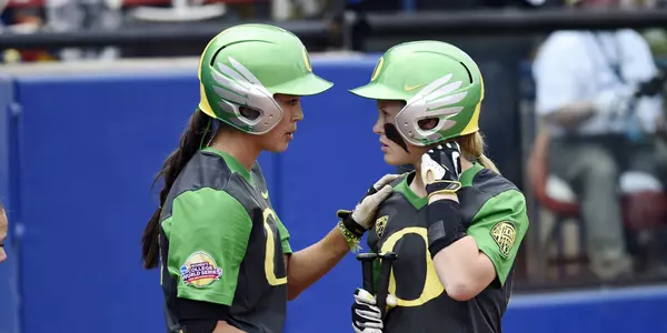 Janie Takeda and Jenna Lilley vs. Alabama WCWS Women's College World Series 2015