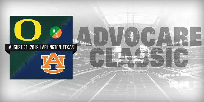 Oregon, Auburn Set For 2019 Opener In AT&T Stadium