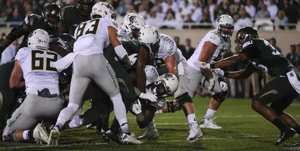 Royce Freeman Michigan State Goal Line
