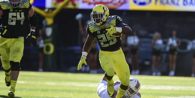 Backfield Depth Shines As Ducks Win Opener