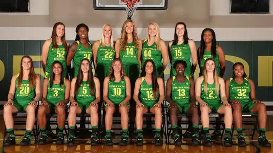 Women's basketball team photo 2016-17