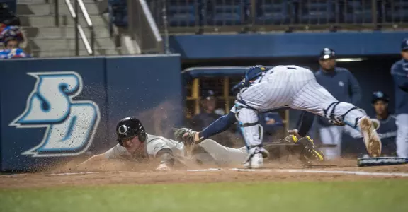 Jake Bennett Home Plate Slide San Diego