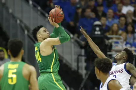 NCAA Basketball: NCAA Tournament-Midwest Regional-Kansas vs Oregon