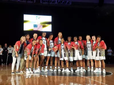 Sabrina Ionescu U23 USA national team four nations tournament group photo