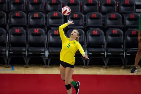 2018 Vert Challenge
Texas vs Oregon
Oregon Volleyball
Lincoln, Nebraska
Game Start Time: 3:30 PM
Game Date: August 24, 2018
Photo by Scott Bruhn/NU Communications