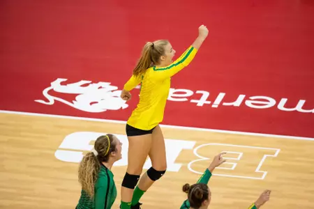 2018 Vert Challenge
Texas vs Oregon
Oregon Volleyball
Lincoln, Nebraska
Game Start Time: 3:30 PM
Game Date: August 24, 2018
Photo by Scott Bruhn/NU Communications