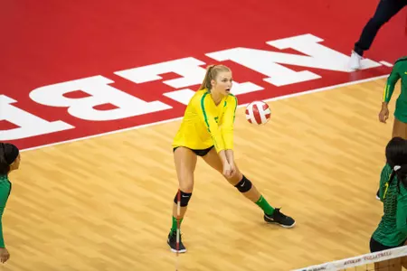 2018 Vert Challenge
Texas vs Oregon
Oregon Volleyball
Lincoln, Nebraska
Game Start Time: 3:30 PM
Game Date: August 24, 2018
Photo by Scott Bruhn/NU Communications