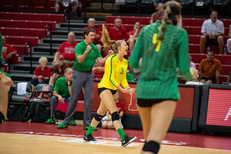 2018 Vert Challenge
Texas vs Oregon
Oregon Volleyball
Lincoln, Nebraska
Game Start Time: 3:30 PM
Game Date: August 24, 2018
Photo by Scott Bruhn/NU Communications