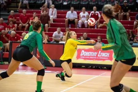 2018 Vert Challenge
Texas vs Oregon
Oregon Volleyball
Lincoln, Nebraska
Game Start Time: 3:30 PM
Game Date: August 24, 2018
Photo by Scott Bruhn/NU Communications