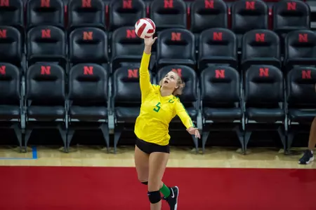2018 Vert Challenge
Texas vs Oregon
Oregon Volleyball
Lincoln, Nebraska
Game Start Time: 3:30 PM
Game Date: August 24, 2018
Photo by Scott Bruhn/NU Communications