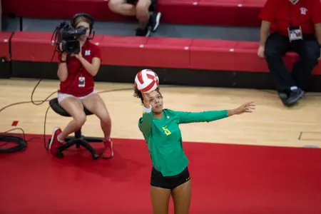 2018 Vert Challenge
Texas vs Oregon
Oregon Volleyball
Lincoln, Nebraska
Game Start Time: 3:30 PM
Game Date: August 24, 2018
Photo by Scott Bruhn/NU Communications