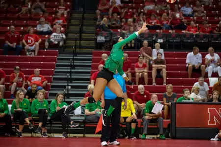 2018 Vert Challenge
Texas vs Oregon
Oregon Volleyball
Lincoln, Nebraska
Game Start Time: 3:30 PM
Game Date: August 24, 2018
Photo by Scott Bruhn/NU Communications