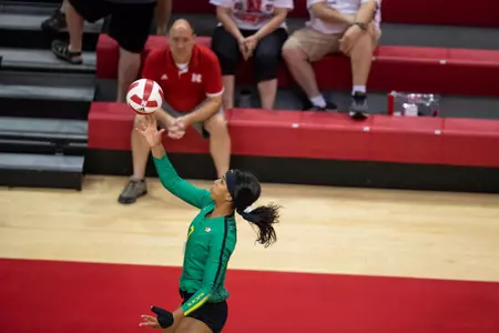 2018 Vert Challenge
Texas vs Oregon
Oregon Volleyball
Lincoln, Nebraska
Game Start Time: 3:30 PM
Game Date: August 24, 2018
Photo by Scott Bruhn/NU Communications