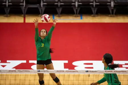 2018 Vert Challenge
Texas vs Oregon
Oregon Volleyball
Lincoln, Nebraska
Game Start Time: 3:30 PM
Game Date: August 24, 2018
Photo by Scott Bruhn/NU Communications
