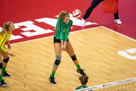 2018 Vert Challenge
Texas vs Oregon
Oregon Volleyball
Lincoln, Nebraska
Game Start Time: 3:30 PM
Game Date: August 24, 2018
Photo by Scott Bruhn/NU Communications