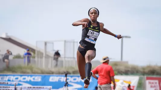 Cook Breaks UO Outdoor Triple Jump Record Image