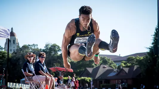 Simpson Repeats as Pac-12 Long Jump Champion Image