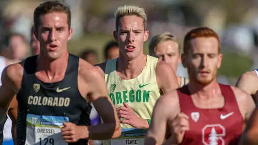 The Oregon Ducks compete at the Pac-12 Championships at Ash Creek Preserve in Monmouth, Oregon on November 1, 2019 (Samuel Marshall/Eric Evans Photography)