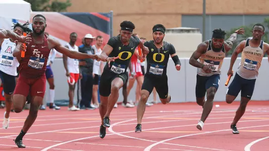 Men's 4x100 at NCAA Championships
