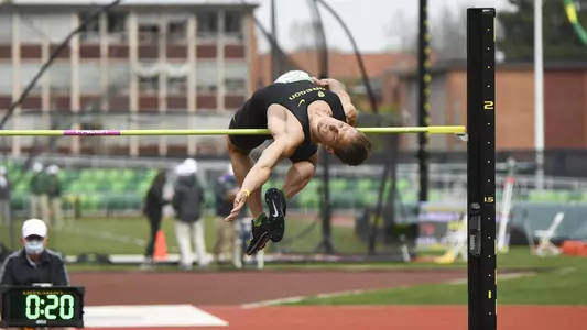 Max Vollmer, high jump at Hayward Premiere