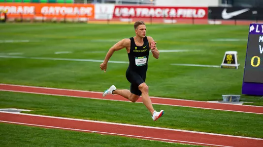 Max Vollmer at Oregon Relays, LJ