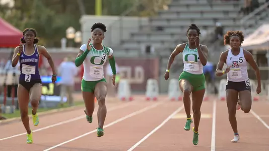 Nelson, White Pac-12 100m prelims