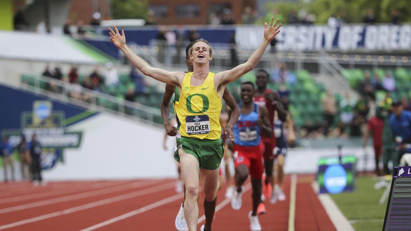 Hocker Named Finalist for The Bowerman - University of Oregon Athletics