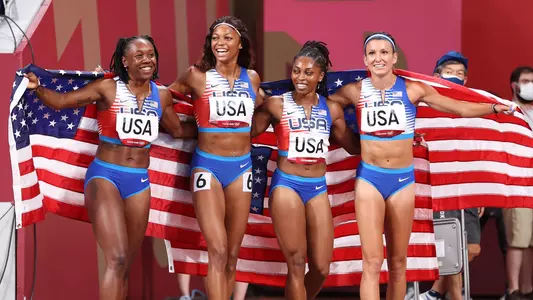 Jenna Prandini - Olympics, 4x100m final