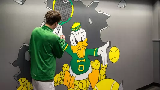 Quinn Vandecasteele locker room mural
