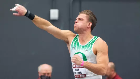 Max Vollmer, Hept shot put at Razorback