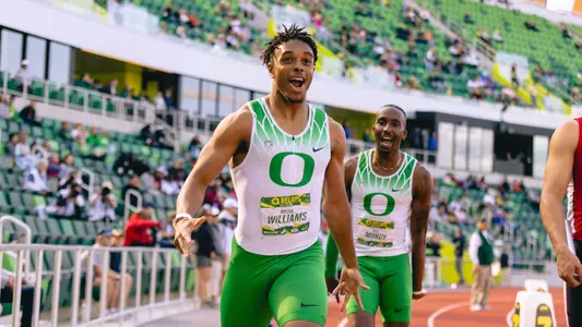 Micah Williams, Will Mundy, 4x100 - Oregon Relays