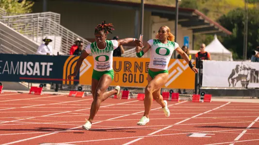 Jadyn Mays, Kemba Nelson 4x100m - Mt. SAC Relays