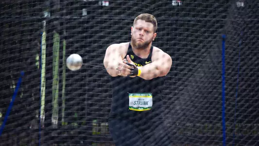 Mason Strunk, hammer at Hayward Premiere