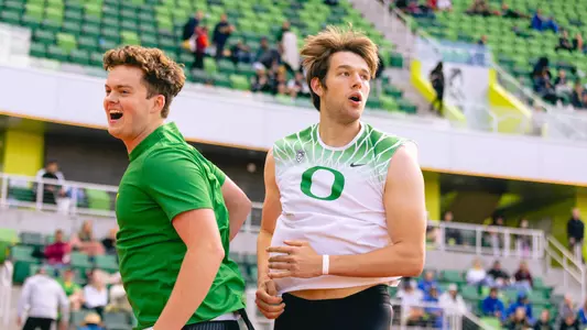 Ty Hampton, javelin - Oregon Relays