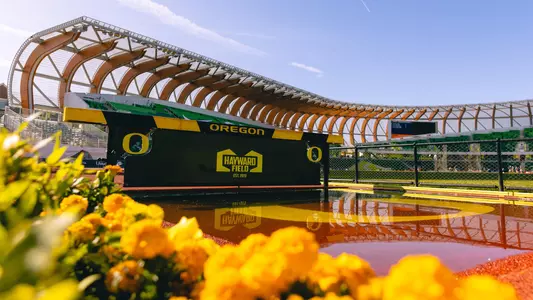 Hayward Field, steeple water jump