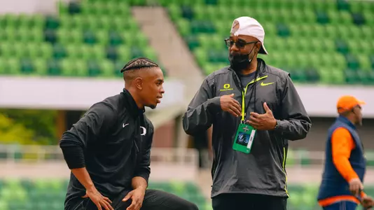 Curtis Taylor, Micah Williams - NCAA Championships pre-meet