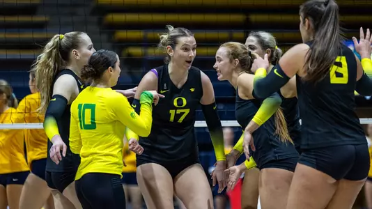 McGhee, team huddle celebration at Cal