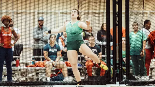 Van Klinken, shot put at Don Kirby - Feb. 11
