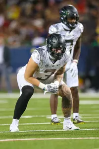The Oregon Ducks take on the Arizona Wildcats at 6pm in Tucson, Arizona on Oct 8, 2022. (Jackson Fisk/ Eric Evans Photography)