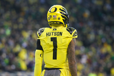 The Oregon Ducks take on the Washington Huskies at 4 pm in Eugene, Oregon on Nov 12, 2022. (Jackson Fisk/ Eric Evans Photography)