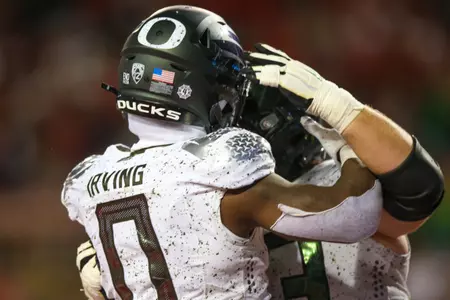 The Oregon Ducks take on the Arizona Wildcats at 6pm in Tucson, Arizona on Oct 8, 2022. (Jackson Fisk/ Eric Evans Photography)