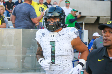 The Oregon Ducks take on the Arizona Wildcats at 6pm in Tucson, Arizona on Oct 8, 2022. (Jackson Fisk/ Eric Evans Photography)