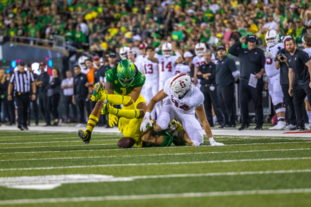 The Oregon Ducks take on the Stanford Cardinal on October 1st, 2022, at Autzen Stadium. (Molly McPherson)