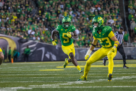 The Oregon Ducks take on the Stanford Cardinal on October 1st, 2022, at Autzen Stadium. (Molly McPherson)